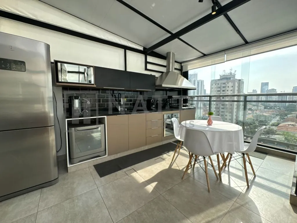 Imagem Cobertura com 1 dormitório para alugar, 73 m² por R$ 8.788,29/mês - Brooklin - São Paulo/SP