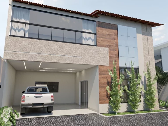 Imagem Sobrado 4 Quartos, 378 m² c/ Lazer à Venda na 106 Norte