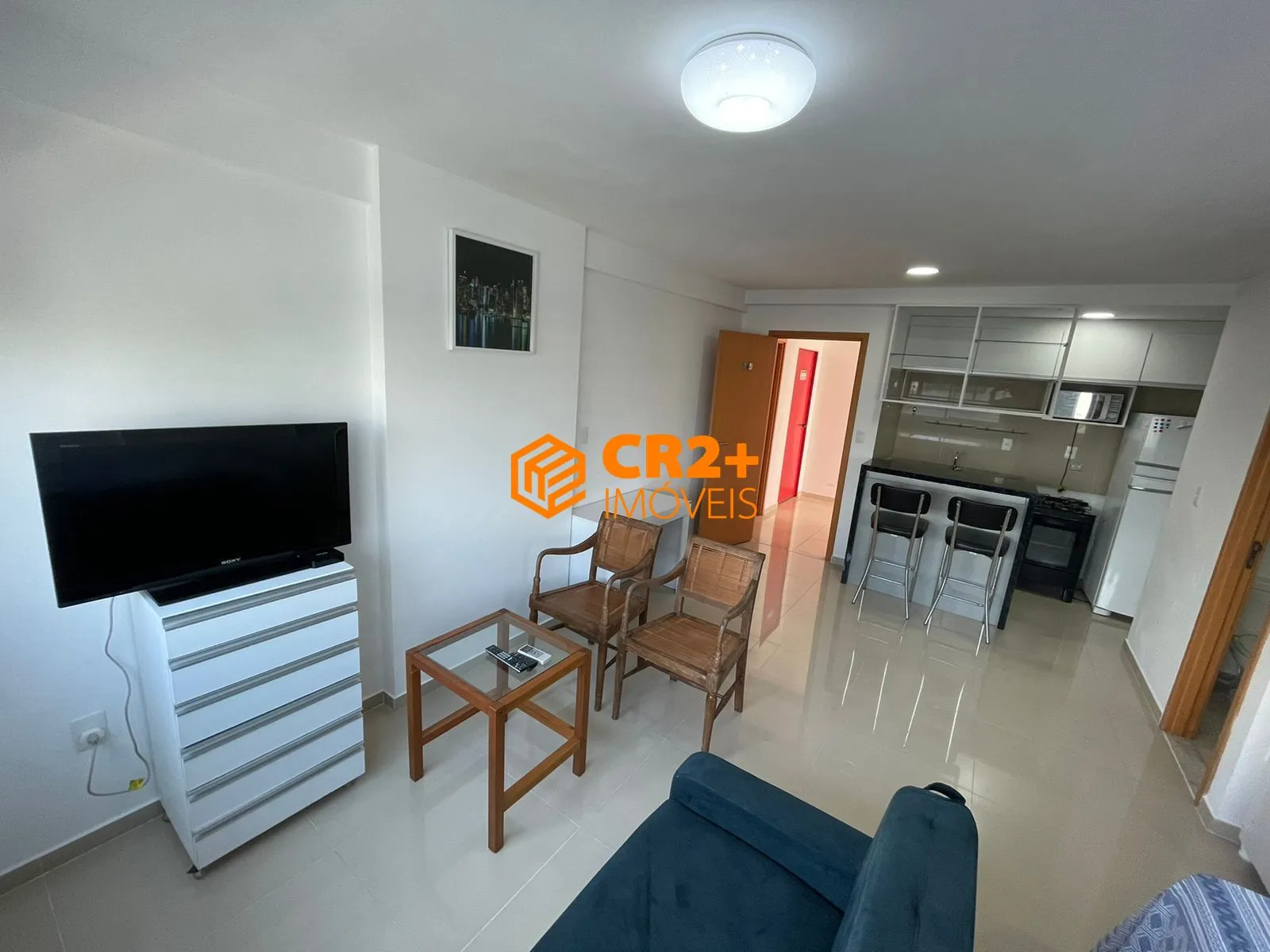 Imagem Vendo Flat semi mobiliado no espinheiro.