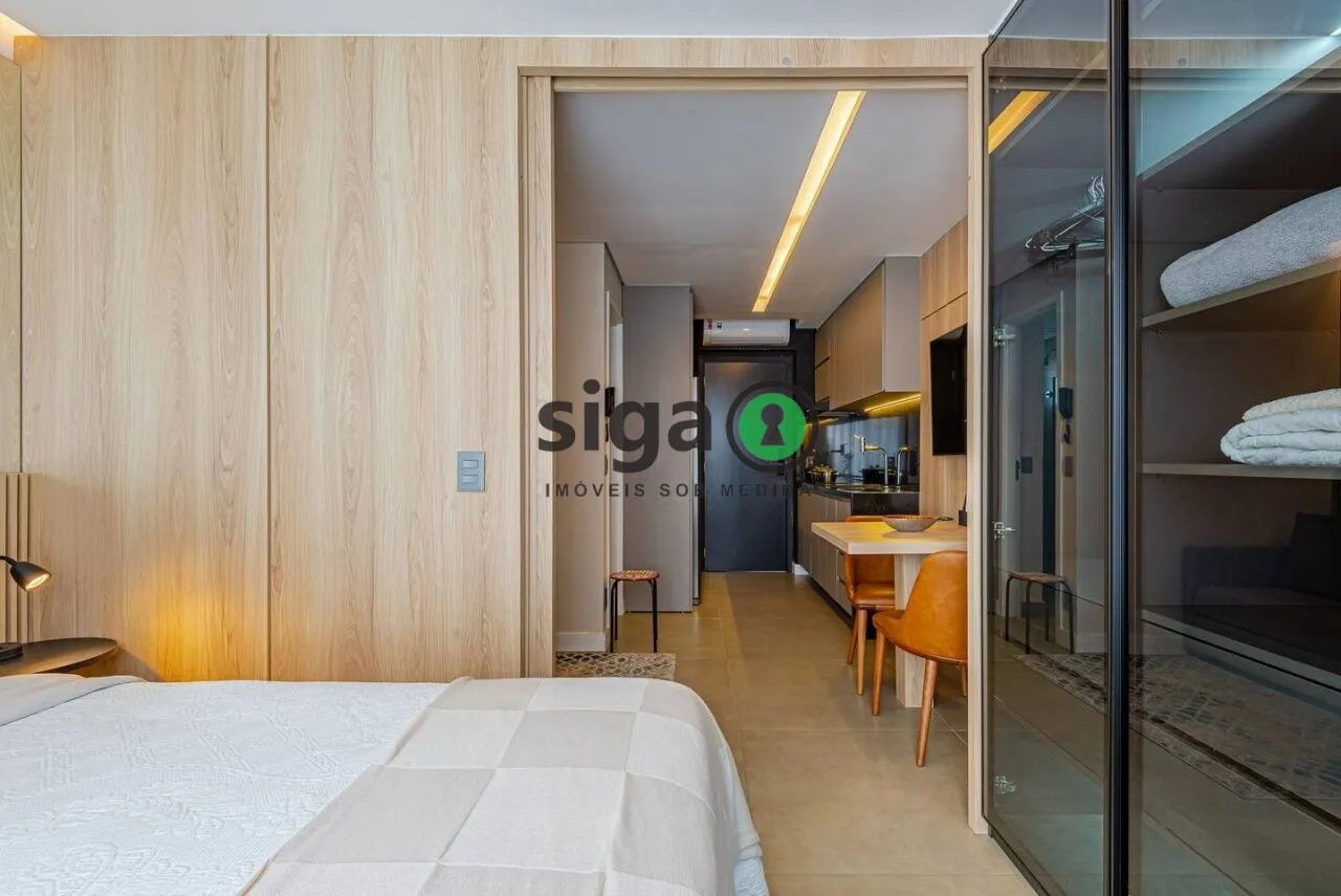 Imagem Apartamento com 1 dormitório para alugar, 27 m² por R$ 7.000/mês - Itaim Bibi - São Paulo/SP