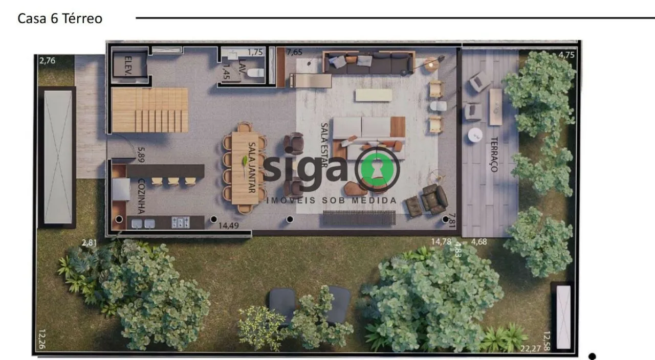 Imagem Casa em condomínio para venda no Jardim Paulistano 04 suítes, São Paulo - SP