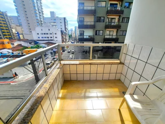 Imagem Apartamento Para Alugar Temporada Edifício Humberto Avenida Praiana Praia do Morro Guarapari Ótima Localização bem no Centro da Orla da Praia e a Pou