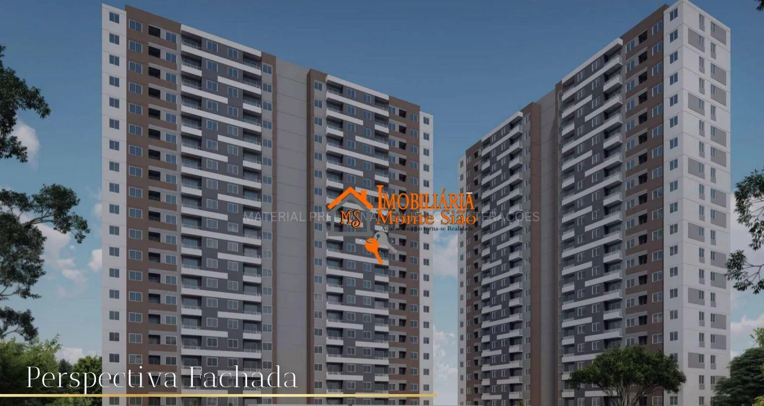 Imagem Apartamento com 2 dormitórios à venda, 33 m² por R$ 314.900,00 - Vila Nova Bonsucesso - Guarulhos/SP