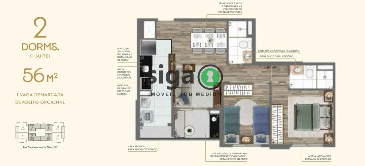 Imagem Apartamento para venda no bairro Morumbi - São Paulo - SP