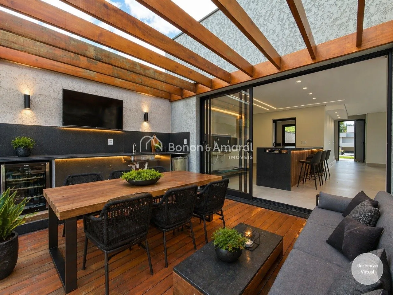 Imagem Casa Moderna com Piscina no Condomínio Bella Campinas - Exclusividade e Conforto em Localização Estratégica