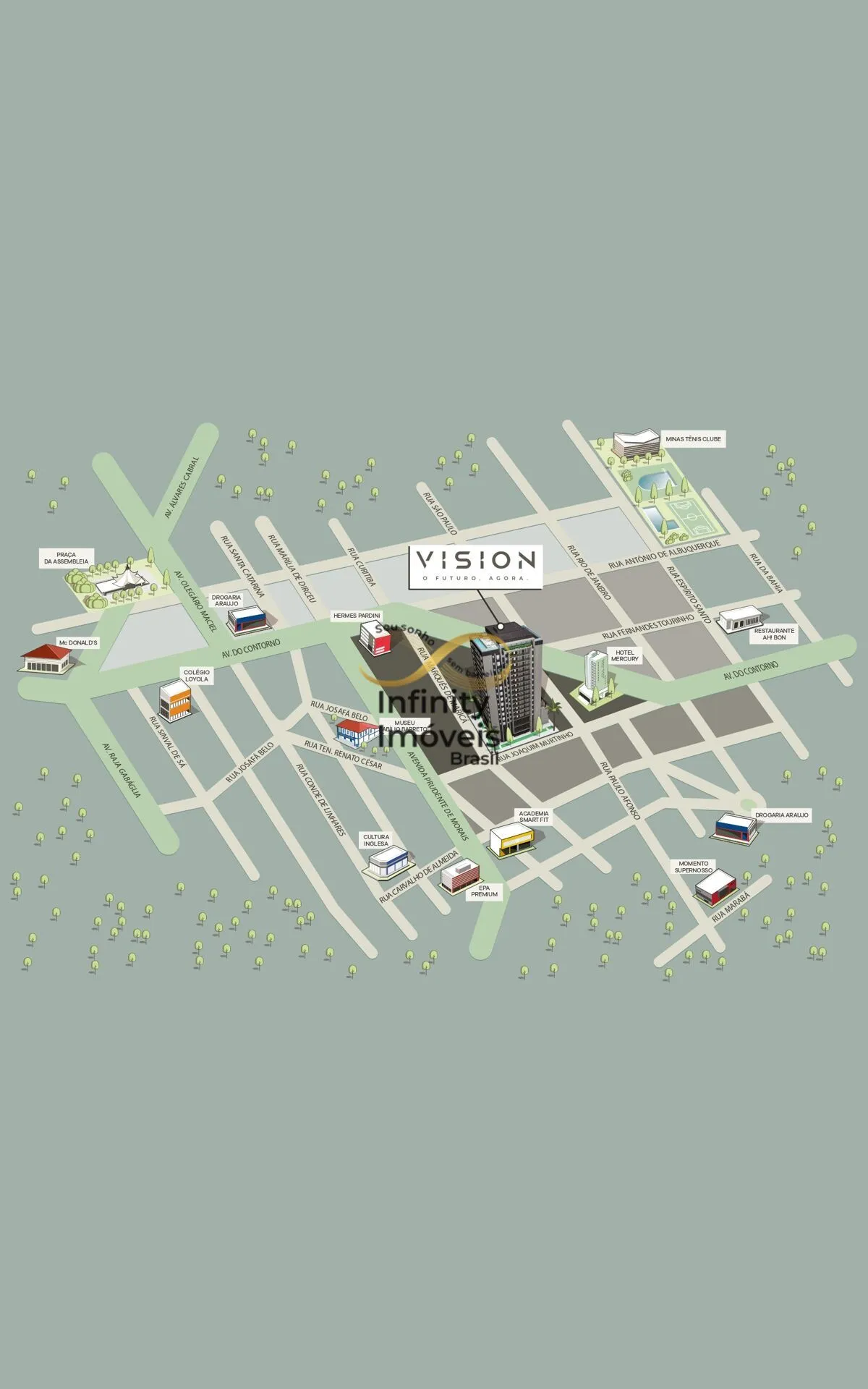 Imagem VISION - Apartamento à venda no bairro Santo Antônio - Belo Horizonte/MG