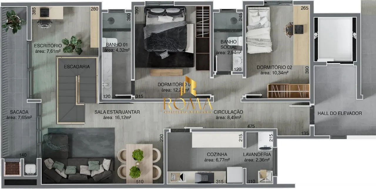 Imagem COBERTURA NOVA, PRONTA PARA HABITAR.