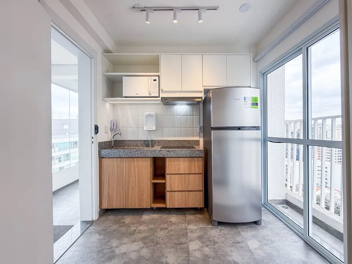 Foto do imóvel Apartamento com 1 Quarto para alugar, 18m² - Pinheiros em Rua Galeno de Almeida, 65 - Pinheiros, São Paulo - SP
