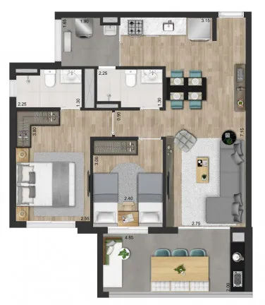 Imagem Apartamento à Venda, 40 m² em Vila Leopoldina - São Paulo