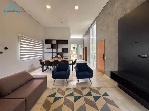 Imagem Casa térrea mobiliada com 3 suítes à venda no Condomínio