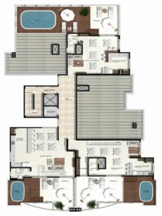 Imagem Cobertura com 3 Quartos à Venda, 219 m² em Centro - Criciúma