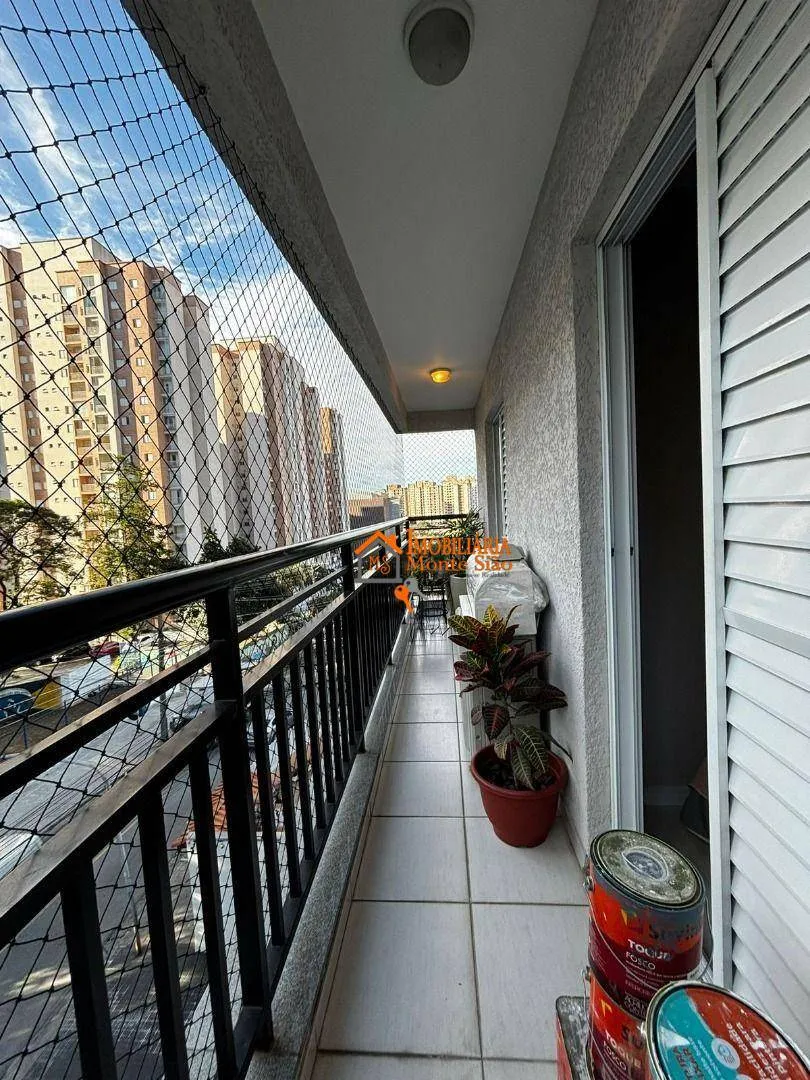 Imagem Apartamento com 3 dormitórios à venda, 83 m² por R$ 640.000,00 - Jardim Flor da Montanha - Guarulhos/SP
