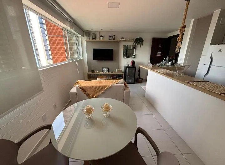 Imagem Apartamento mobiliado em Manaíra com 39m², 1 quarto, lazer completo e localização privilegiada próximo à praia.