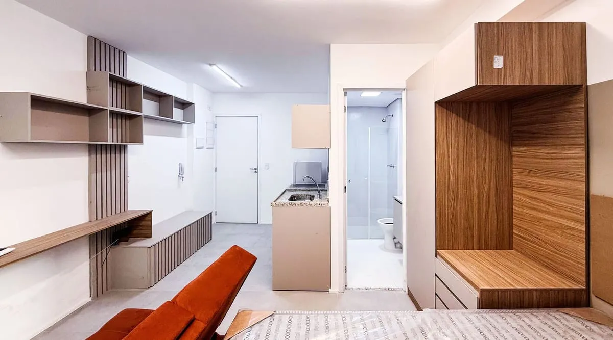 Imagem Apartamento com 1 Quarto para alugar, 27m² - Perdizes
