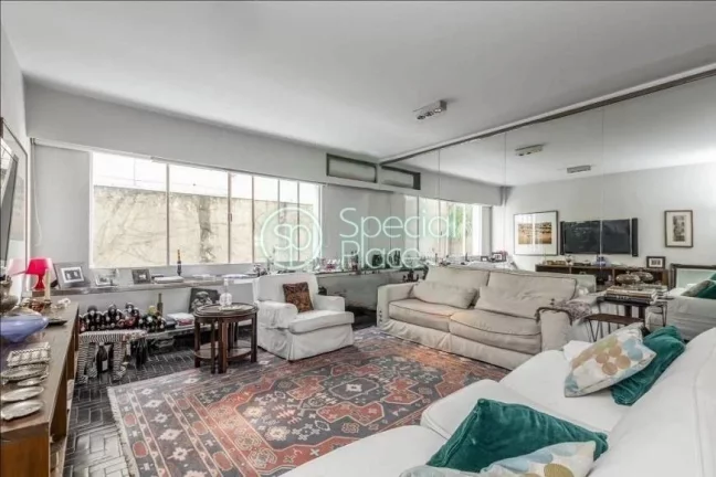 Imagem Ótimo apartamento reformado, com 110 m² no Jardim América. Living para dois ambientes com ar cond...