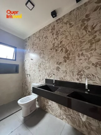 Imagem Casa à venda em Bonfim Paulista, Ribeirão Preto-SP: 3 quartos, 3 suítes, 2 salas, 5 banheiros, 2 vagas de garagem, 220m² - Quer Imóvel Negócios Imobiliários