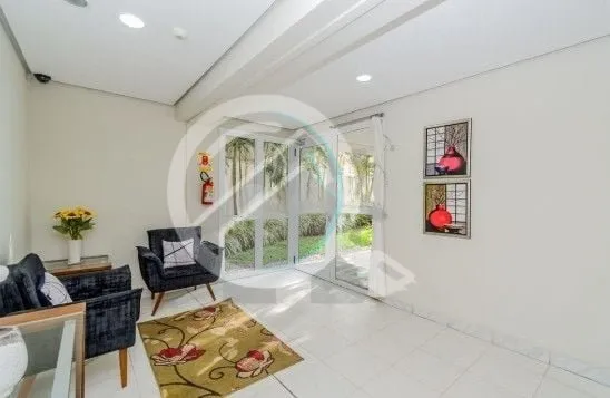 Imagem Apartamento com 57m², dois dormitórios sendo uma suíte, living, cozinha tipo americana, área de ...
