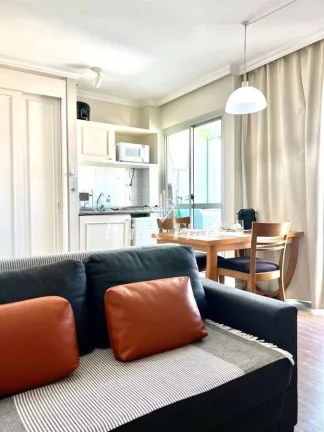 Imagem Flat disponível para locação no Roomo Bela Cintra na Consolação, com 48m², 2 dormitórios e 1 vaga