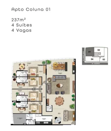 Imagem Descubra o ápice da sofisticação e requinte neste empreendimento exclusivo, localizado a poucos p...