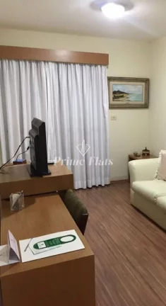Imagem Flat disponível para venda no Flat London Residence Service no Jardim Paulista, com 45m², 1 dormitório e 1 vaga de garagem
