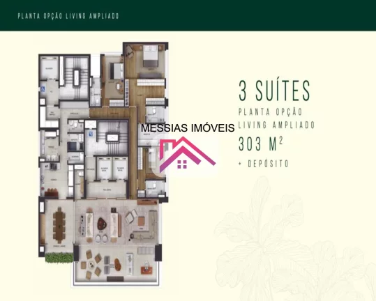 Imagem APARTAMENTOs 4 SUITES 4 VAGAS DETERMINADAS COM DEPOSITO - LE PARC ITAIM