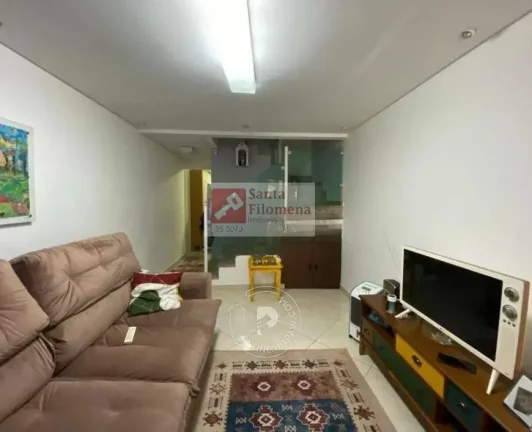 Imagem Sobrado para Venda em Santo André, Vila Lucinda, 2 dormitórios, 2 suítes, 3 banheiros, 2 vagas