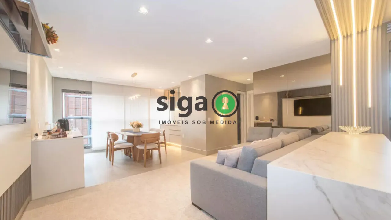 Imagem Apartamento com 2 dormitórios à venda no Brooklin - São Paulo - SP - Mobiliado