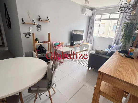 Imagem Apartamento à venda com 69m², 2 quartos, vaga demarcada por R$369.000,00 no Marapé em Santos