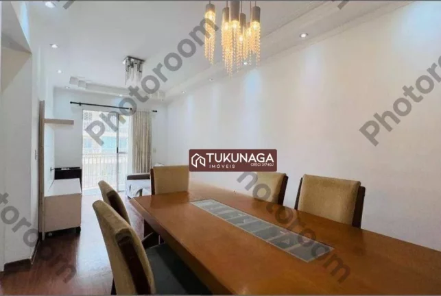 Imagem Apartamento com 2 dormitórios para alugar, 64 m² por R$ 3.733/mês - Picanco - Guarulhos/SP