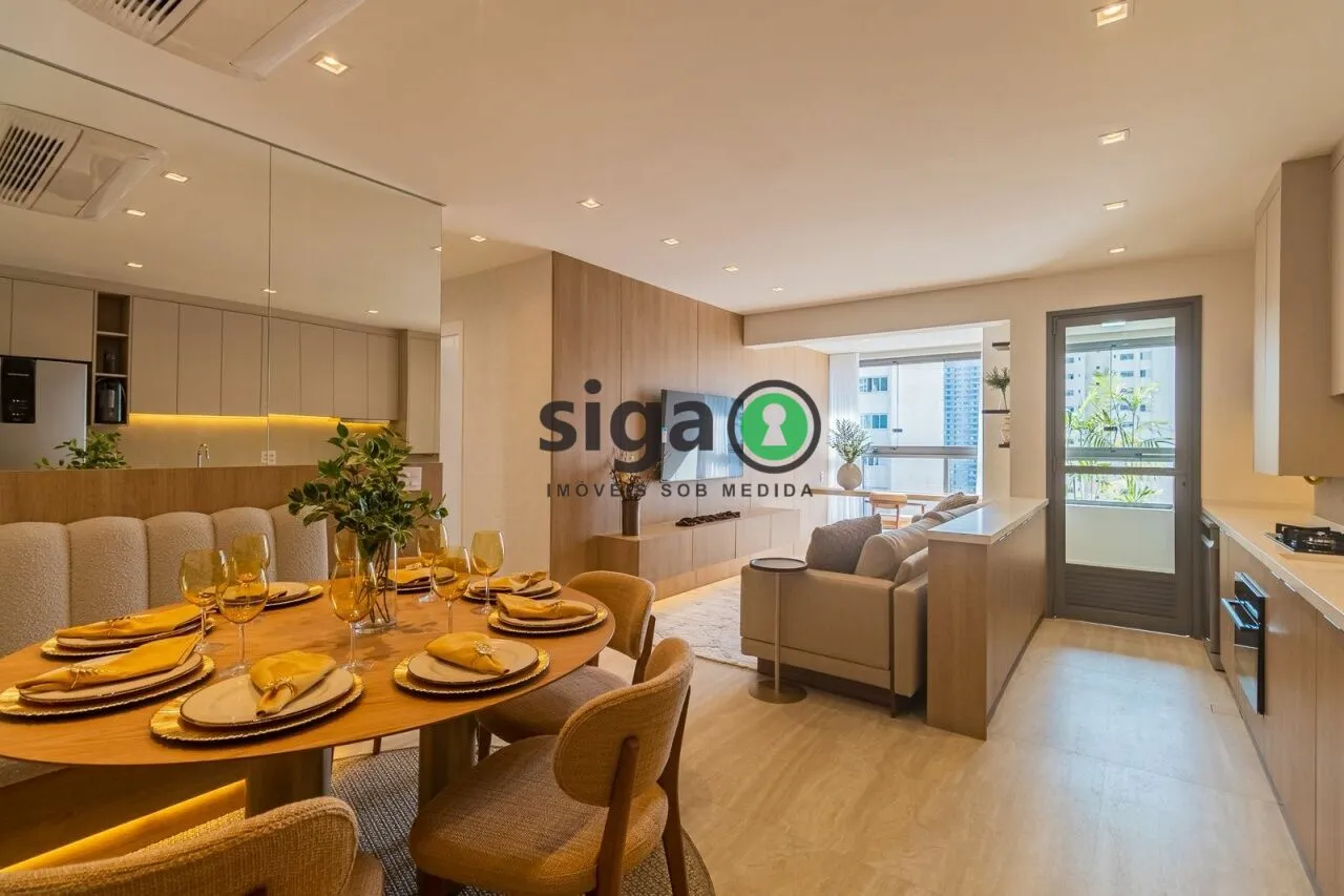 Foto do imóvel Apartamento mobiliado para locação com 81 m², 2 dormitórios e lazer completo