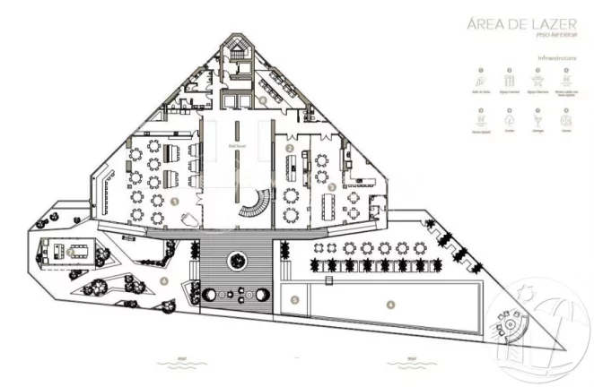 Imagem Apartamento Frente Mar no Edifício PHAROS com 4 Suítes e 3 a