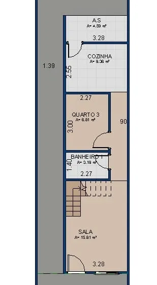 Imagem Casa à venda 3 Quartos, 1 Suite, 2 Vagas, 130.5M², Parque São Domingos, Pindamonhangaba - SP