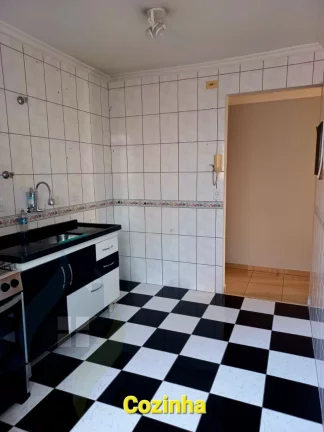 Imagem Apartamento de 2 dorms, 2 salas, 1 banheiro, 1 vaga com 54m² em Taboão, Diadema