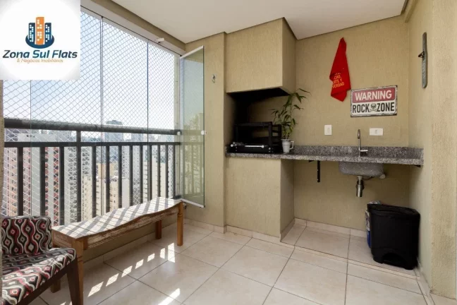 Imagem Apartamento à Venda Na Saúde Com 2 Dormitórios Sendo 1 Suíte e 2 Vagas - Varanda Gourmet