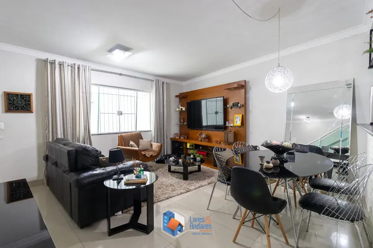 Foto do imóvel Casa no condomínio Residencial das Orquideas para venda com 3 quartos, sendo 1 suíte, 142m² em Praça Leão X