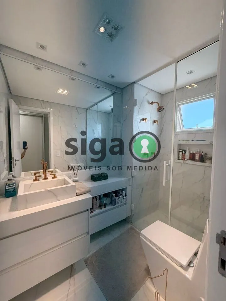 Imagem Apartamento de 141 metros 3 suítes vista clube no Paulistano