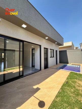 Imagem Casa de alto padrão em condomínio no Jardim Cybelli em Ribeirão Preto-SP! 3 quartos, 3 suítes, 3 salas, 5 banheiros, 4 vagas de garagem e 149,15 m² de área. Quer Imóvel Negócios Imobiliários!