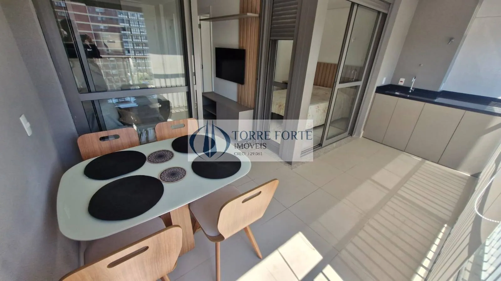 Imagem Apartamento Mobiliado 1 Suíte, 1 Vaga e Lazer Completo no Paraíso Locação