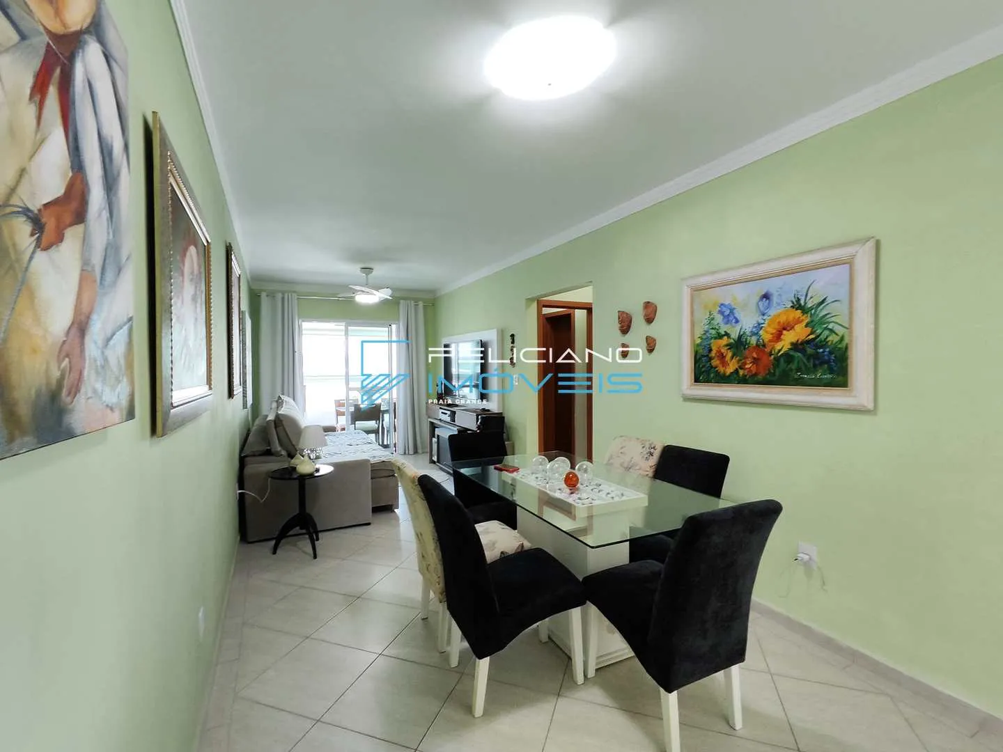 Imagem Apartamento com 2 dorms, Aviação, Praia Grande - R$ 542 mil, Cod: 4174