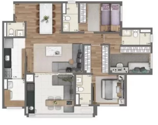 Imagem Apartamento à venda no bairro Panamby - São Paulo/SP