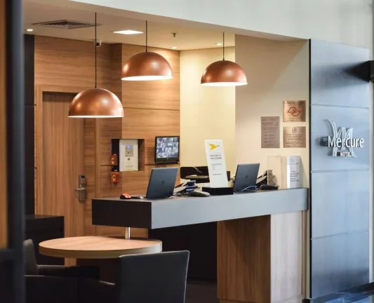 Imagem Flat disponível para locação no Mercure São Caetano do Sul, com 42m², 1 dormitório e 1 vaga de garagem