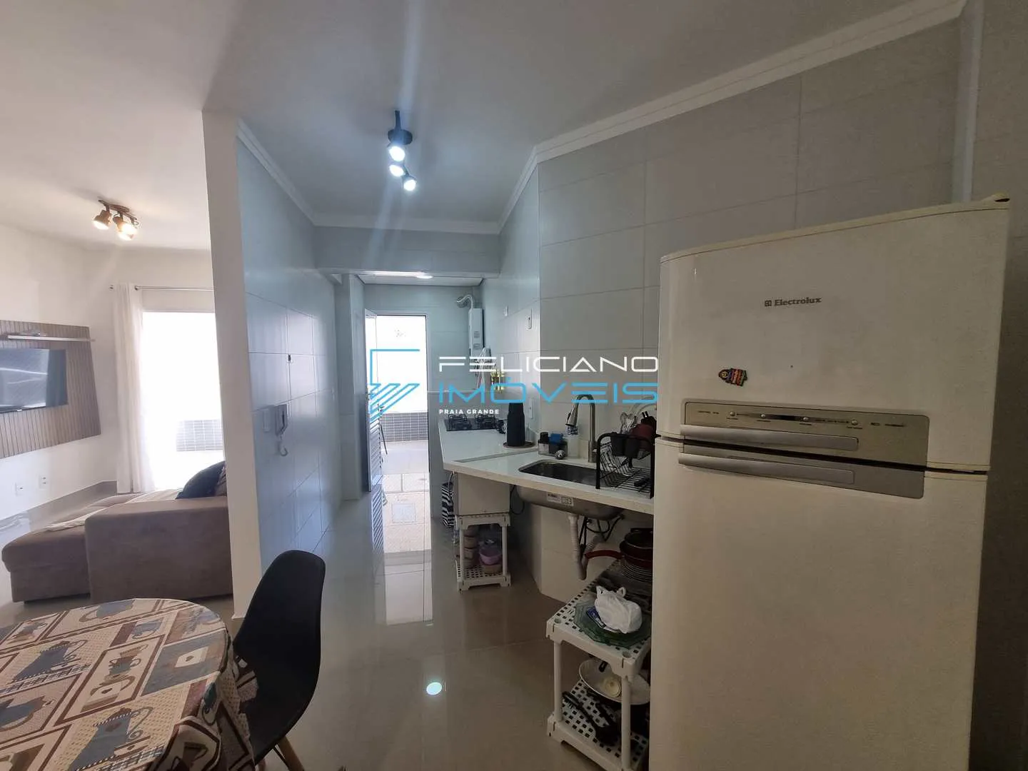 Imagem Apartamento com 1 quarto, Guilhermina, Praia Grande - R$ 435 mil, Cod: 6350