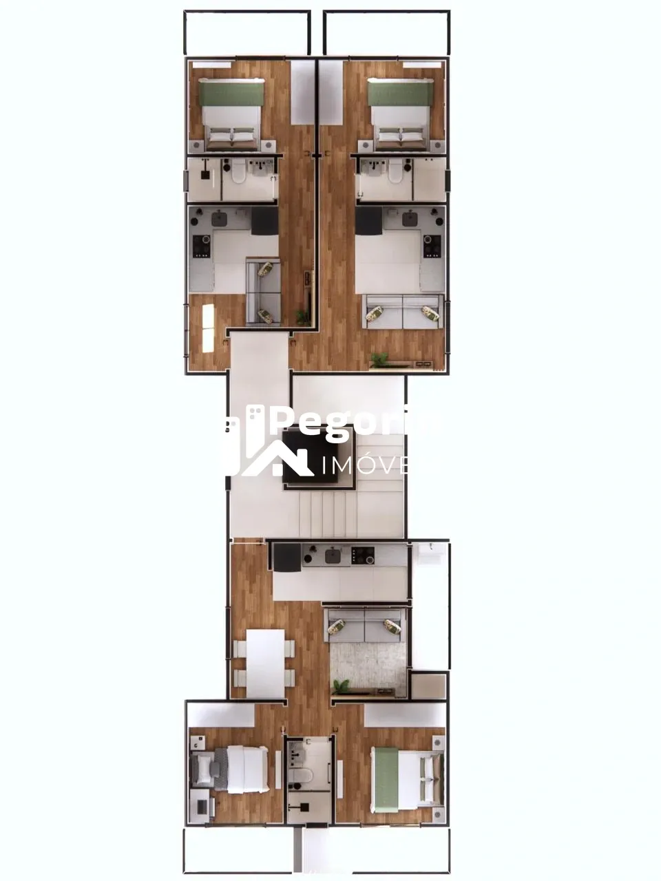 Imagem Apartamento 02 Quartos Mobiliado Novo