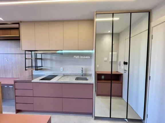 Imagem Studio para Locação em Perdizes, São Paulo-SP: 1 Quarto, 1 Suíte, 1 Banheiro - 25m² de Área