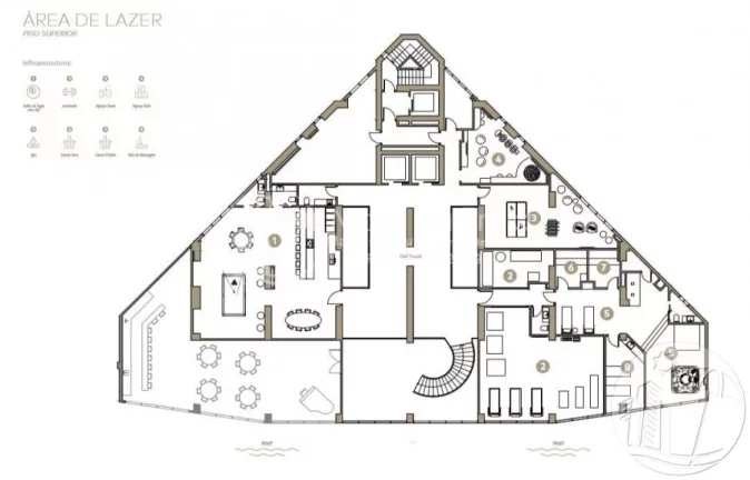 Imagem Apartamento Frente Mar no Edifício PHAROS com 4 Suítes e 3 a