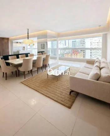 Imagem Apartamento mobiliado com 3 dormitórios à venda, 168 m² por R$ 1.600.000 - Setor Oeste - Goiânia/GO