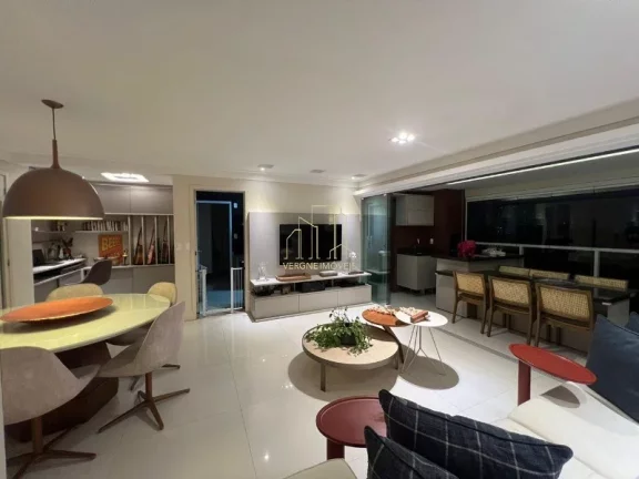 Imagem Apartamento mobiliado com três quartos varanda gourmet a venda no Greenville Atmos em Patamares.