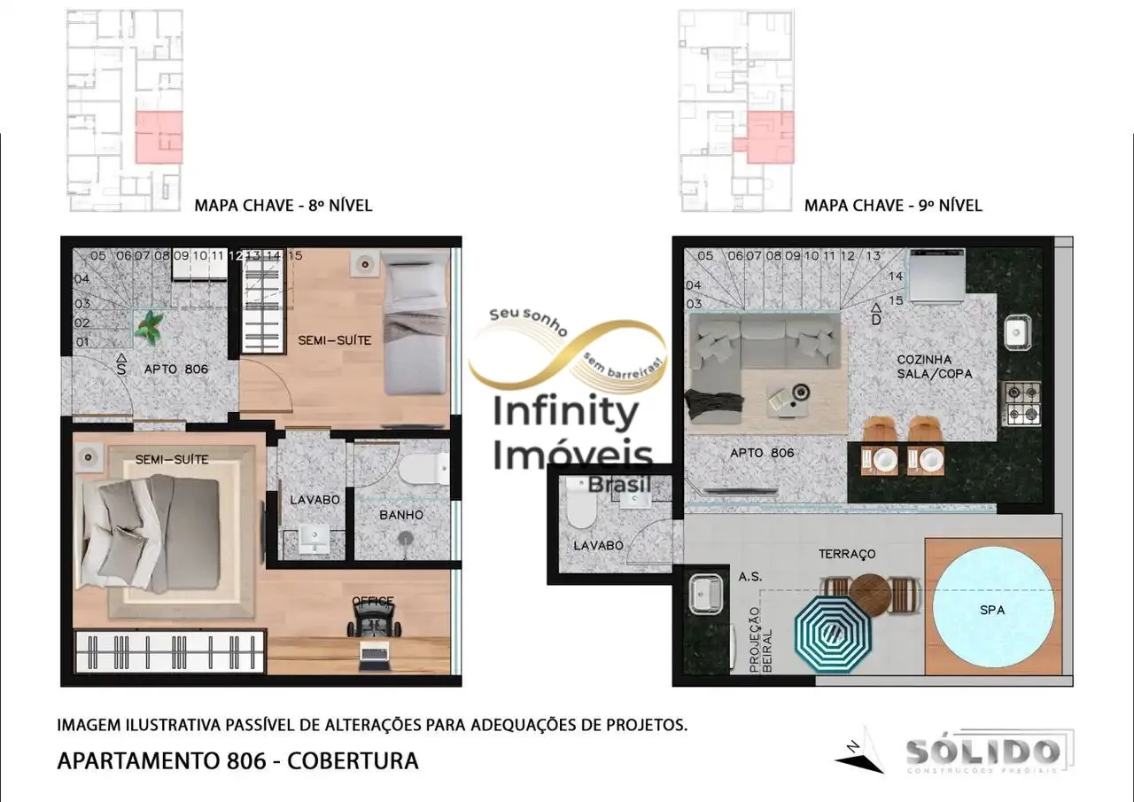 Imagem CEd. Concept One - Apartamento à venda no bairro Lourdes - Belo Horizonte/MG