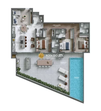 Imagem ALVA Residence Apartamento vista mar com piscina Praia Canto Grande Bombinhas SC