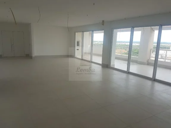 Imagem Luxuosa Mansão suspensa à venda em condomínio - 5 quartos, 5 suítes, 3 salas, 7 banheiros, 4 vagas, 440,65m² - Cuiabá-MT, Jardim Florianópolis.